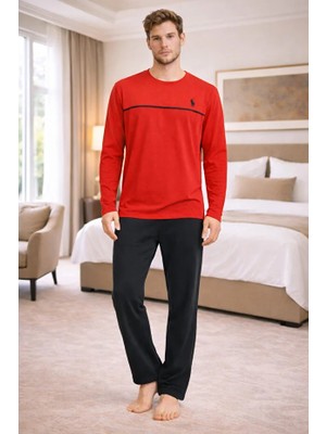 Polo Republica Uzun Kol Erkek Pijama Takım 3406