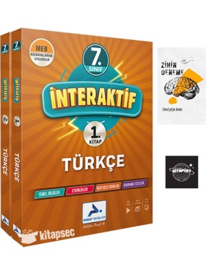 Fenomen Yayınları Paraf Yayınları 7.sınıf Interaktif TÜRKÇE+ZİHİNDENEME/NO305