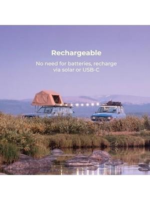 Velora Solar Dize Işıkları + Çıkarılabilir Güç Ünitesi: 13,4 Metre