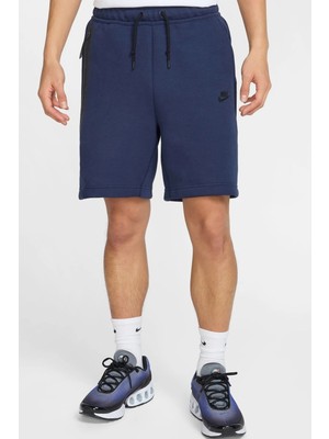 Nike Sportswear Tech Fleece Shorts Günlük Pamuklu Spor Şort Lacivert