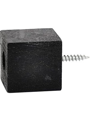 Velora Masa Mobilya Koltuk Ayak Yükseltici 6'lı 25 mm Siyah Renk