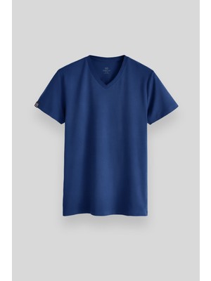 Tommy Life Parlament Basic Kısa Kol Standart Kalıp V Yaka Erkek T-Shirt - 87912