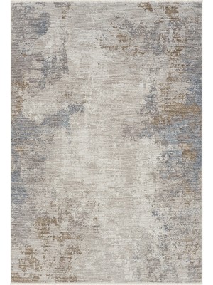 Seyran Peru 10206 Mavi Antialerjik Polyester Makine Halısı – Dokuma Tabanlı, Düz Saçak, Leke Tutmaz