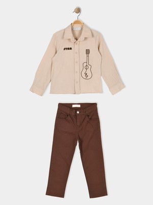 Alg ERKEK ÇOCUK BAYRAMLIK GÖMLEK PANTOLON 2'Lİ SET