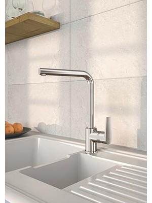 Velora Shift T30 A43691 Eviye Bataryası, L Tipi, Krom