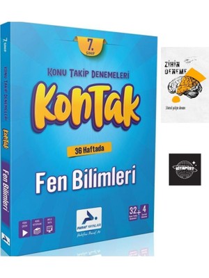 Fenomen Yayınları Paraf Yayınları 7.sınıf Kontak Fen Bilimleri Haftalık DENEME+ZİHİNDENEME/NO323