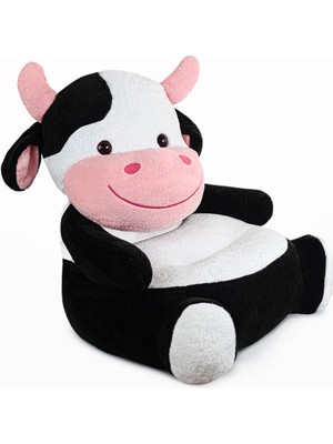 Velora Pelüş Oturma Koltuğu,çocuk Koltuğu,bebek Oturağı,puf,pelüş Puf,bebek Pufu (Inek)