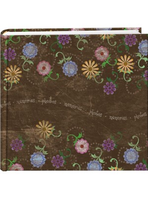 Velora Foto Alben 200 Bedruckt Aged Muster, Fotoalbum Für 4 von 6 prints