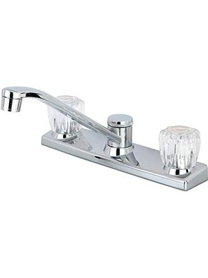 Velora FB121 7-11/16-Inç Bacalı Reach Columbia 8-Inç Mutfak Bataryası Püskürtücüsüz, Parlak Krom