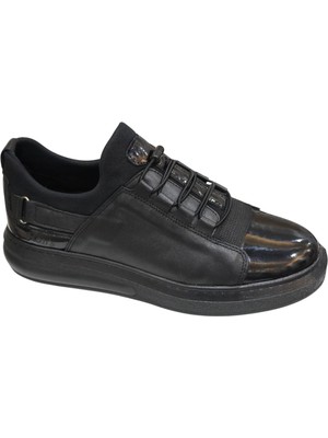 Hon's Nova Flex Lastik Bağcıklı Hakiki Deri Erkek Sneaker 2620