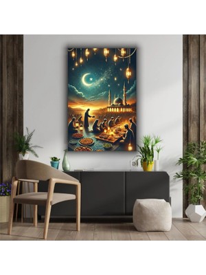 Ramazan | Dini Temalı Dekoratif Cam Tablo