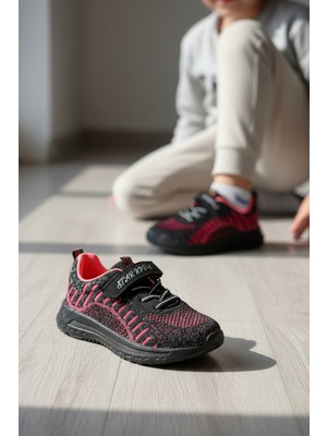 Enoch Çocuk Spor Ayakkabı Esnek Tabanlı Kolay Giyim