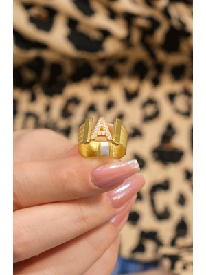 A Harfi Trabzon Hasır Yüzük 22 Ayar A076178