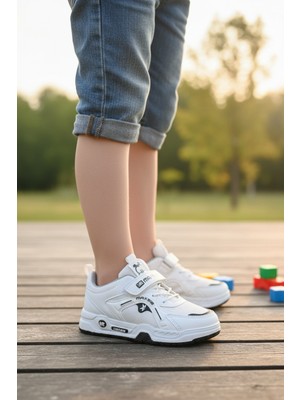 Enoch Mickey Mouse Figürlü Çocuk Spor Ayakkabı Cırtlı