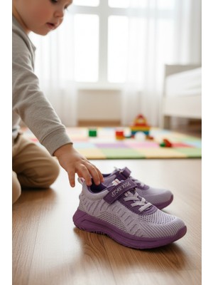 Enoch Çocuk Spor Ayakkabı Esnek Tabanlı Kolay Giyim