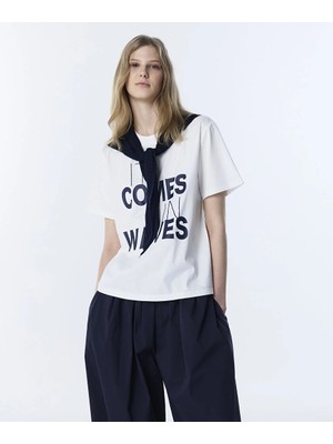 Twist Fular Aksesuarlı Tişört TS1260070095018