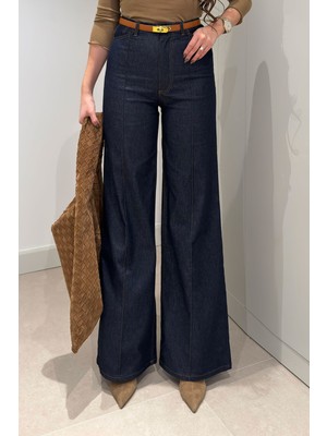 Magarde Premium Önü Çımalı Jean- Lacivert