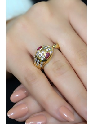 Yılan Model Yüzük 14 Ayar A051006