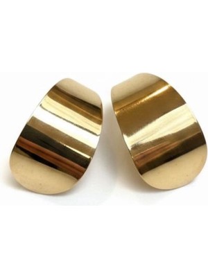 Lovira Yassı Asimetrik Küpe