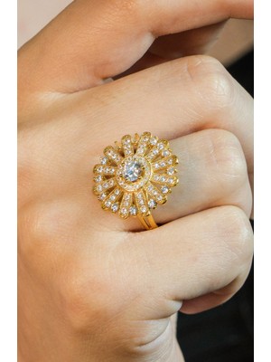 Taşlı Fantazi Yüzük 22 Ayar A026454