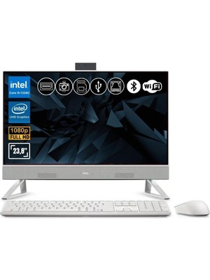 Dell I5-1334U 32GB 512GB SSD 23.8" Fhd IPS Ubuntu All In One Bilgisayar EC242501020UBU Atl9