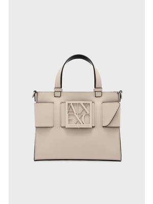 Armani Exchange Logolu Sabit Askılı ve Ayarlanabilir Askılı Çanta Bayan Çanta 942690 0A874 U6223