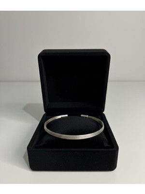 Çoklu Tel Örgü Erkek Gümüş Bilezik