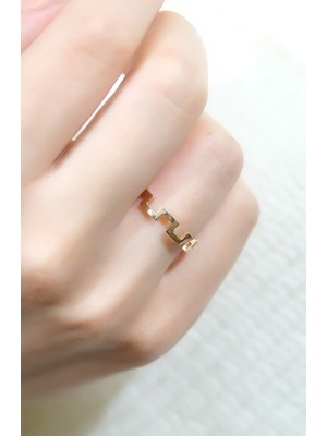 Zigzag Yüzük 14 Ayar A053274