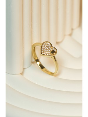 Kalp Yüzük 14 Ayar A081576