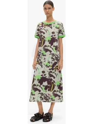 Parfois Kadın %100 Pamuklu Desenli Elbise