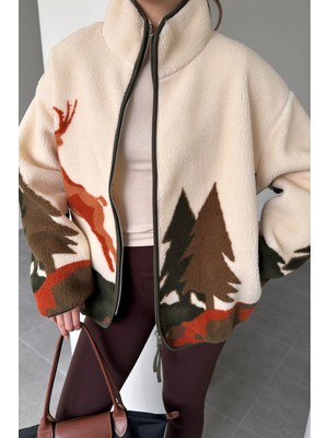 Magarde Premium Fermuarlı Polar- Haki