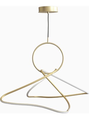 101 Copenhagen Kumo Chandelier Mini Brass Led, Dekoratif Tasarım Sarkıt Avize