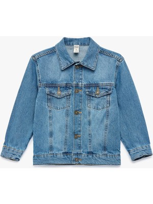 Koton Denim Mavi Erkek Çocuk Ceket 6SKB20004TD
