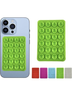 İsmiyle Al Cep Telefonu Sabitleme Pedi Silikon Vantuzlu,yapışkan, Çizilmeye Karşı,duvarda/masada/torpido �