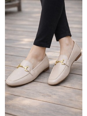 ModaFrato K-311 Rahat Taban Kadın Babet Günlük Rok Ayakkabı Hafif ve Rahat Kalıp