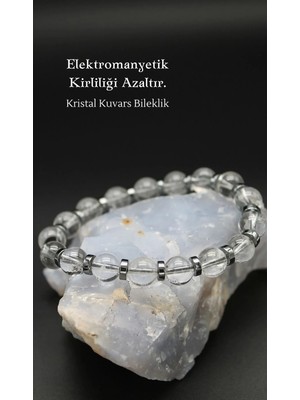 Kristal Kuvars Doğaltaş Bileklik