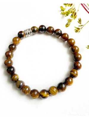 Doğal Taş Kaplan Gözü Doğal Taş Bileklik