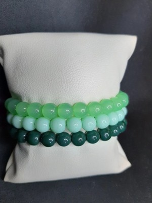 3’lü Cam Boncuk Bileklik Seti – 3 Al Az Öde Fırsatı Unisex