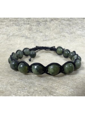 Yeşim Taşı Örme Bileklik