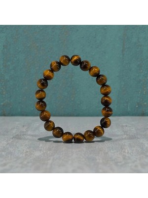 Kaplan Gözü 8mm Bileklik Yüksek Kalite