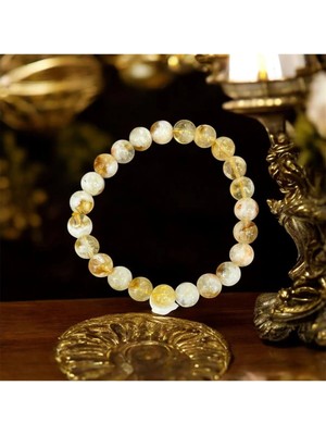 Aurastone Sitrin 8mm Doğaltaş Bileklik