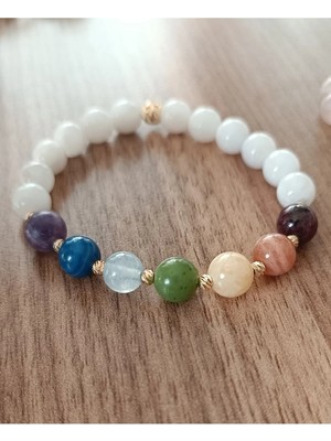 Ay Taşı Çakra Bileklik