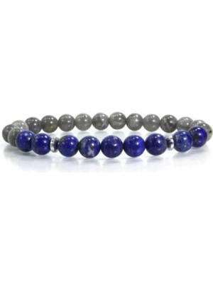 Lapis Lazuli Labradorit Bileklik 8 mm