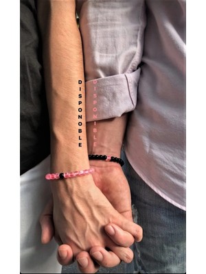 Doğaltaş Sevgili Bilekliği / Mesafe Bilekliği / Doğaltaş Set