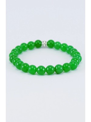 Doğal Taş Bileklik Aventurin 4. Kalp Çakrası, Koç Boğa Ikizler Yengeç Başak Terazi ve Yay Şans Taşı