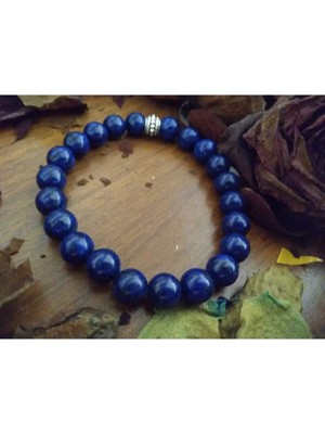 Lapis Lazuli Taşı/ Doğaltaş Unisex Bileklik BLK20-1001-01