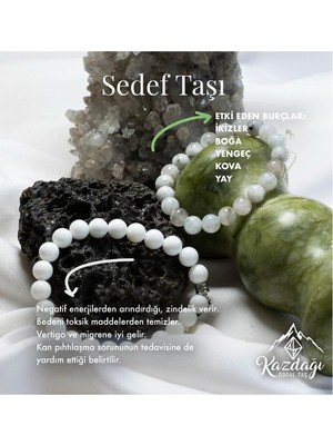 Sedef Taşı Doğaltaş Bileklik
