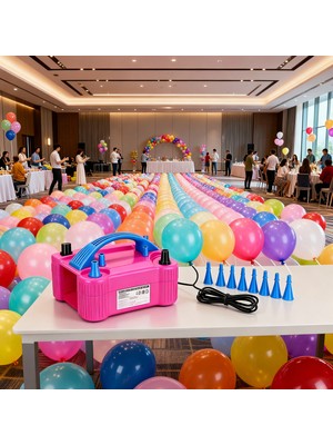 İsmiyle Al Runaway Balon Şişirme Makinesi 600W Parti ve Etkinlik Tipi