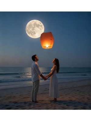 İsmiyle Al Runaway Dilek Feneri Gökyüzü Lambası ve Kutlama Balonu