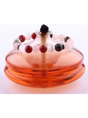 Pembe Kuvars Akik Selenit Kaplan Gözü Dumanlı Kuvars 8 mm Doğal Taş Bileklik